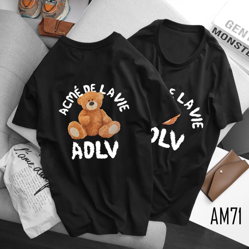 Áo Thun ADLV Gấu BEAR (ADLV TEDDY BEAR) New Tay lỡ Áo Thun Nam Nữ ADLV Form Rộng cá tính 5S Studio S
