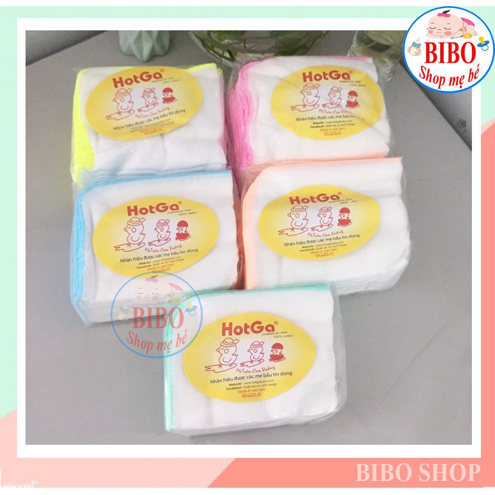 Khăn Sữa Gạc 4 Lớp,5 Lớp HotGa (25x27cm), Khăn Xô Cho Bé Sơ Sinh