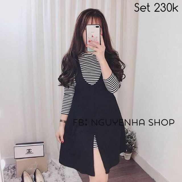 Set váy yếm