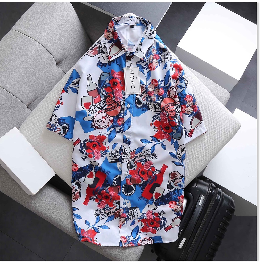 SIÊU PHẨM ÁO SƠ MI NGẮN TAY NAM CỰC CHẤT HOẠ TIẾT ĐỘC LẠ SIÊU HOT HÈ 2021 KME FASHION