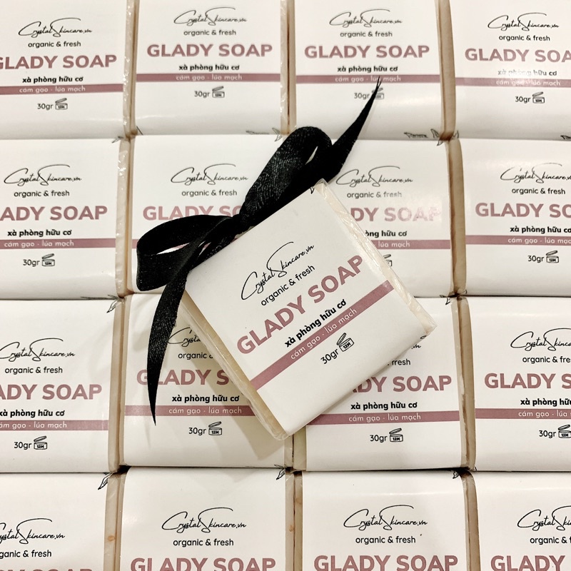 GLADY SOAP - xà phòng  hữu cơ ủ trắng da tự nhiên 70gr