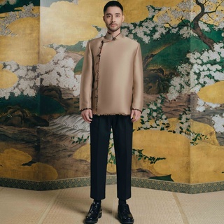 Áo dài Tết 2022 UNCLÉ Brown Indochine