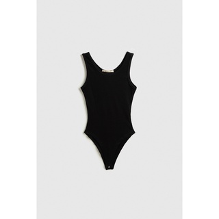 Bodysuit Maybi ôm thun gân