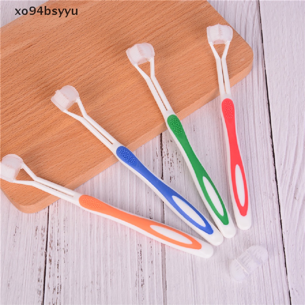 Bàn Chải Đánh Răng Lông Siêu Mịn 3 Mặt 1x Xo94Bsyu Dành Cho Trẻ Em