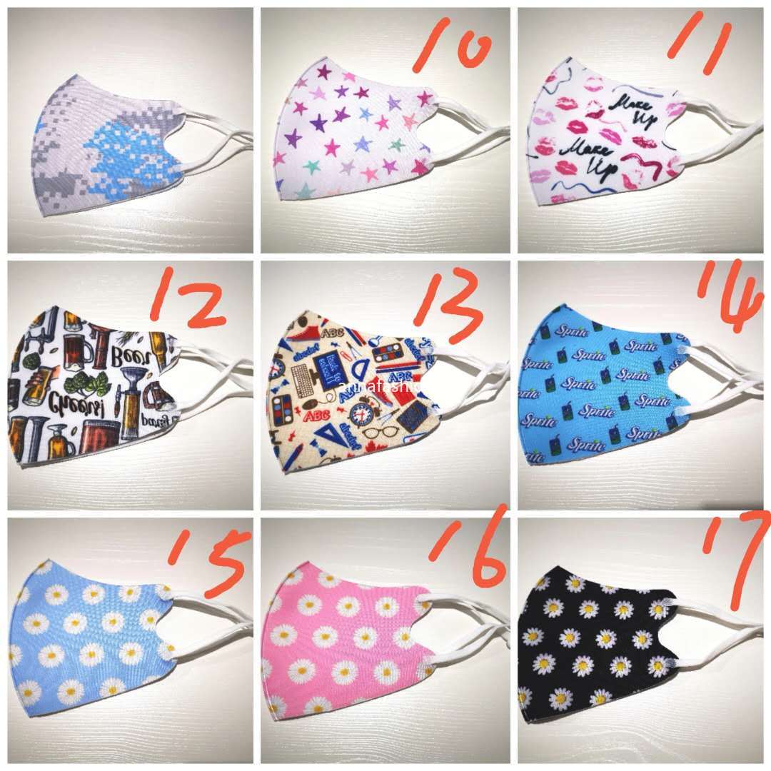 Khẩu Trang Cotton Lụa Lạnh Thoáng Khí Có Thể Giặt Sạch Cho Trẻ Em / Người Lớn | BigBuy360 - bigbuy360.vn