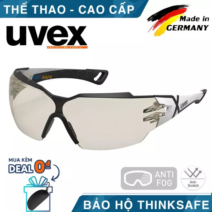 Kính bảo hộ UVEX PHEOS CX2 kính chống bụi, chống hơi nước chống trầy xước vượt trội, Chống tia UV - Bảo hộ Thinksafe