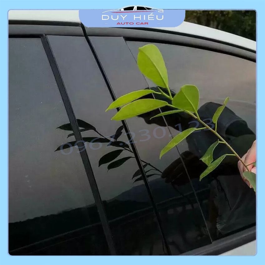 Ốp Bóng Trụ Chống Xước Cột B, C bóng chầy Toyota Corolla Cross Tráng Gương Đẹp