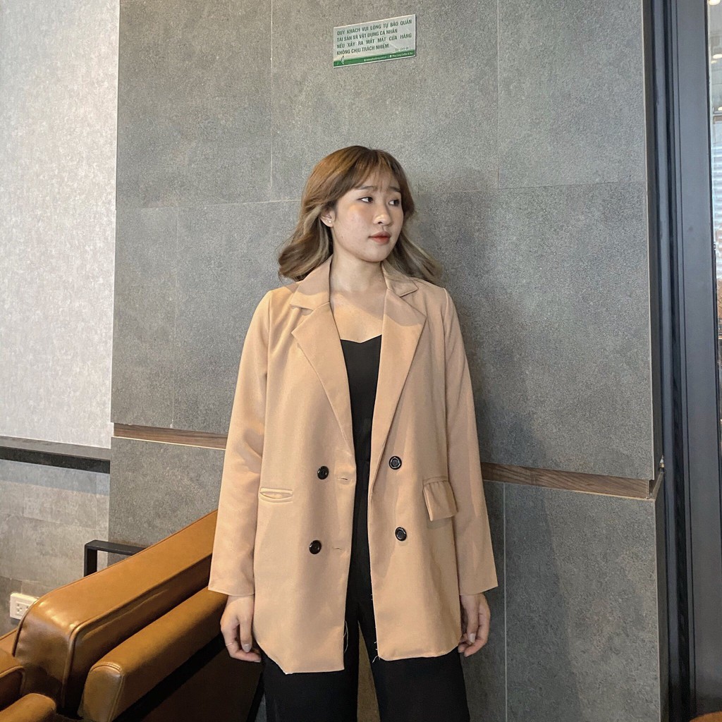 Áo blazer 2 lớp màu đen - áo vest túi nắp ulzzang 2020 ( ảnh thật / sẵn hàng) BZ02 | BigBuy360 - bigbuy360.vn