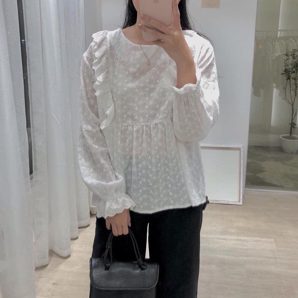 Áo bbd Viền Ren Tay