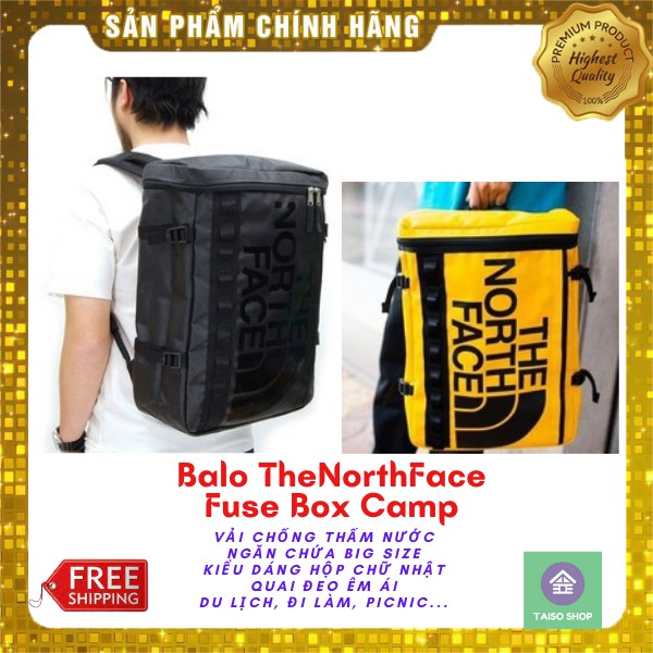 [XUẤT DƯ] BALO DU LỊCH THE NORTH FACE FUSE BOX BASE CAMP ĐEN (mua 1 tặng một) GIÁ KHÔNG ĐỔI