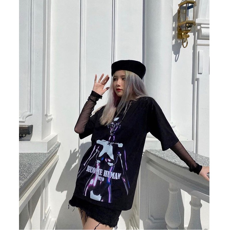 Áo Phông MYO Vải Cotton In Hình BECOME HUMAN