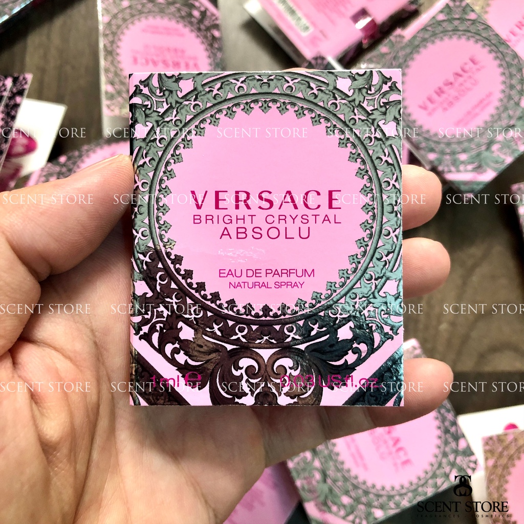 Scentstorevn - Vial chính hãng nước hoa Versace Bright Crystal, Bright Crystal Absolu [1ml]