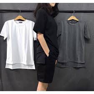 Áo Thun Longtee lệch tà Fox_Unisex