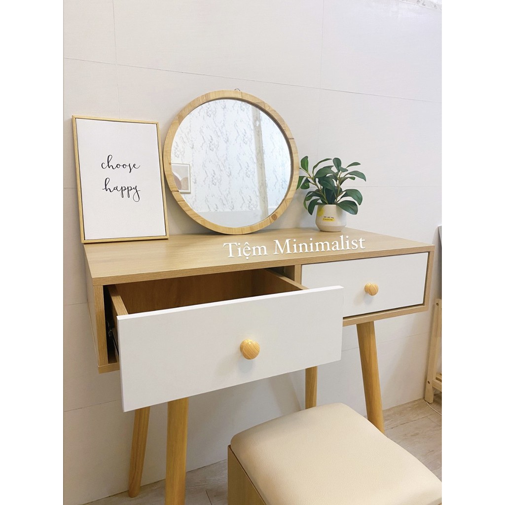 Bàn trang điểm ,bàn học hộc kéo tối giản