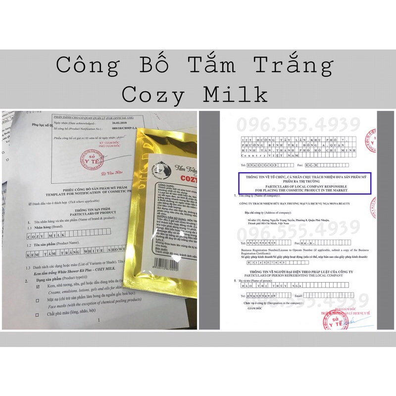 [COMBO trọn bộ] Thay Da Sinh Học - Lột da COZY + Kem Body + Tắm Trắng ... | Gồm 4 sản phẩm (đọc thêm bên dưới mô tả)