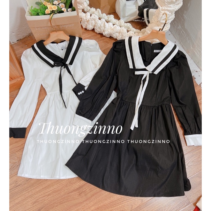 [ẢNH THẬT/VIDEO]VÁY THUỶ THỦ DÁNG MỚI PHỐI HAI MÀU SIÊU ĐÁNG YÊU