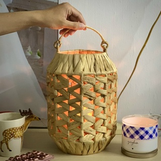 [Lubi Home] - Lồng đèn trang trí lục bình - đơn giản, mộc mạc
