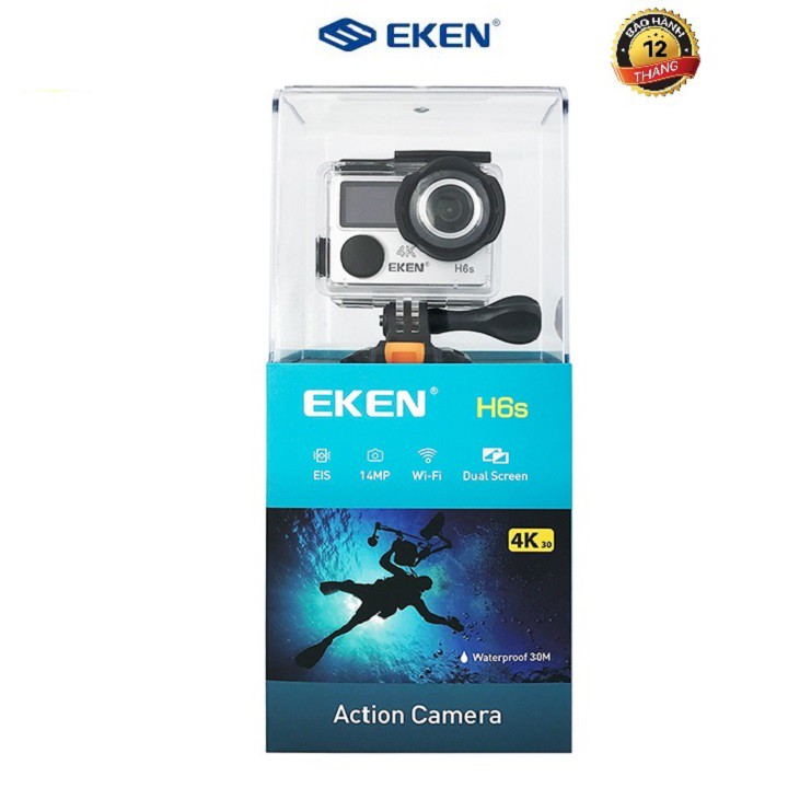 [Mã 11ELSALE hoàn 7% đơn 300K] Camera hành trình Eken H6S - Bảo hành 12 tháng