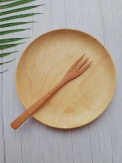 Dĩa gỗ nhãn xuất khẩu