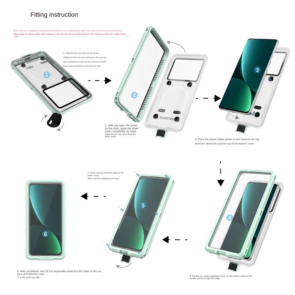 Ốp Điện Thoại Chống Nước IP68 Cho Samsung Galaxy A52S A13 A32 A22 A12 A21S A31 A02S A03S M51 4G 5G