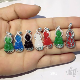 Mặt Phật bà bọc bạc size nhỏ