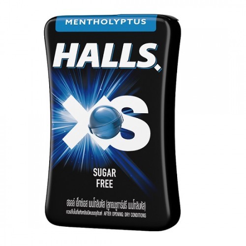 Kẹo Ngậm Cai Thuốc Lá Halls XS Vị Bạc Hà 15g Thái Lan