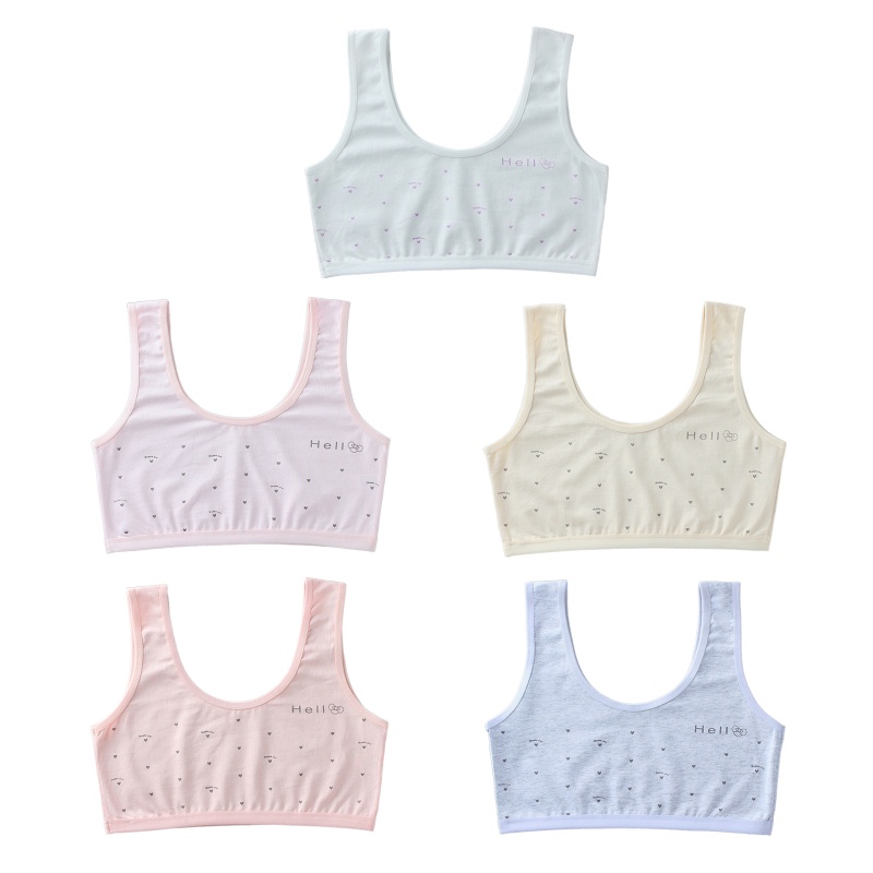 Áo Ngực Dây Bản Rộng Thoáng Khí Thời Trang Cho Tuổi Teen