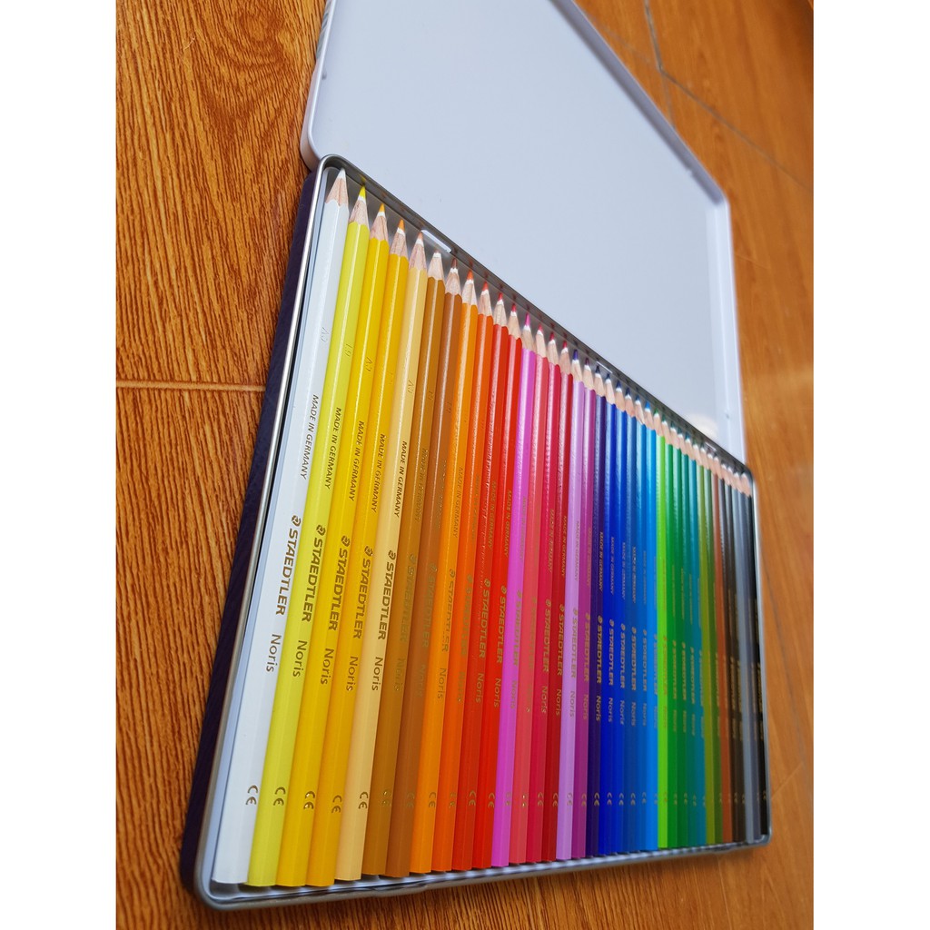 Bộ bút chì mầu cao cấp STAEDTLER  đựng trong hộp thiếc 145 SPM36 chính hãng.