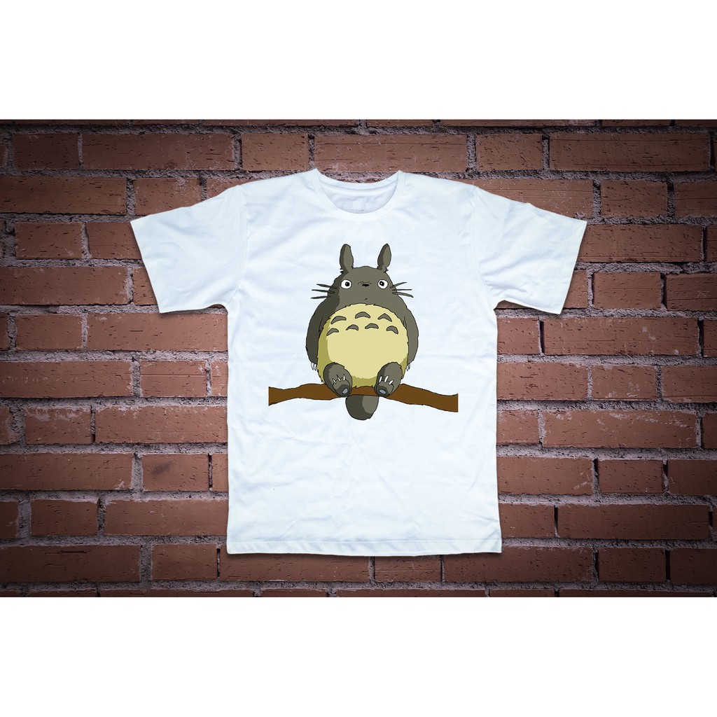 Áo thun in thần rừng totoro sầu tư