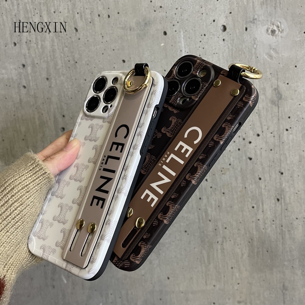 Vintage Wrist Strap Holder Protector Suitable for IPHONE 15PROMAX 14 11 12 13 PROMAX X XS XR XSMAX Anti Drop Case