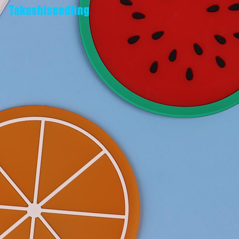 Bình Nước Silicone Cách Nhiệt Hình Trái Cây Xinh Xắn