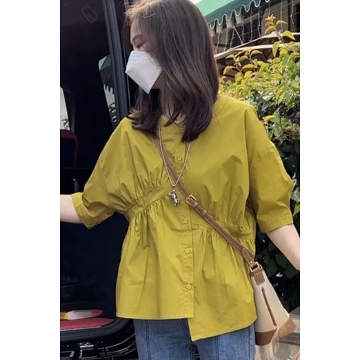 Áo Sơ Mi Tay Ngắn Dáng Rộng Phong Cách Hàn Quốc Thời Trang Mùa Hè Mới 2022