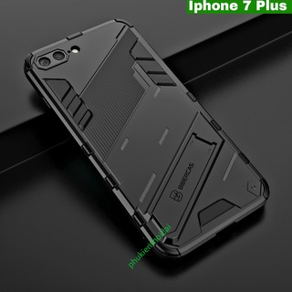 Ốp lưng Iphone 7 Plus / 8 Plus iron man ver 2 chống sốc giá đỡ xem phim