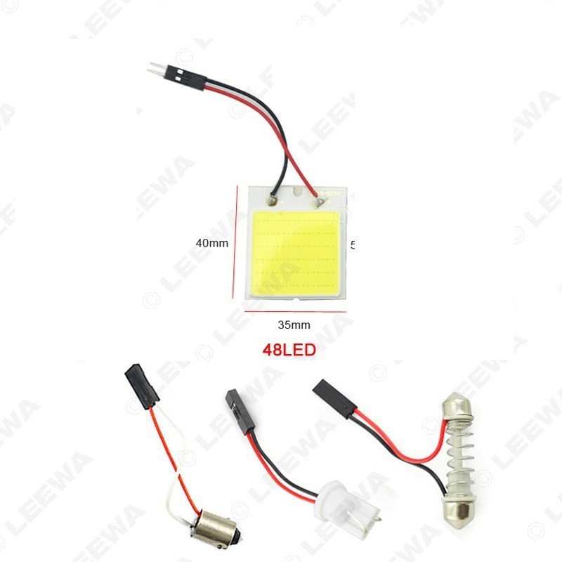 Đèn led trần xe ô tô, 48LED, 16 LED siêu sáng