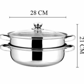 Nồi hấp inox 2 tầng POT size 28cm