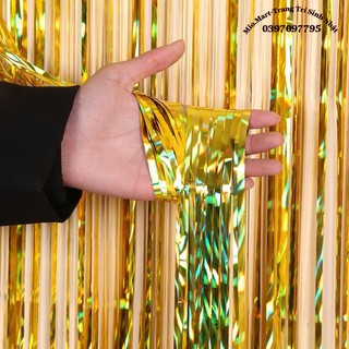 Rèm Kim Tuyến Trang Trí Sinh Nhật 2m*1m Đủ Các Màu,Rèm Trang Trí Background TT22