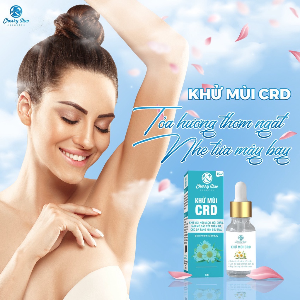 Khử mùi hôi nách  CAO CẤP  serum CRD giảm mồ hôi tay chân, khử mùi cơ thể hiệu quả cho da vùng nách sáng mịn hơn