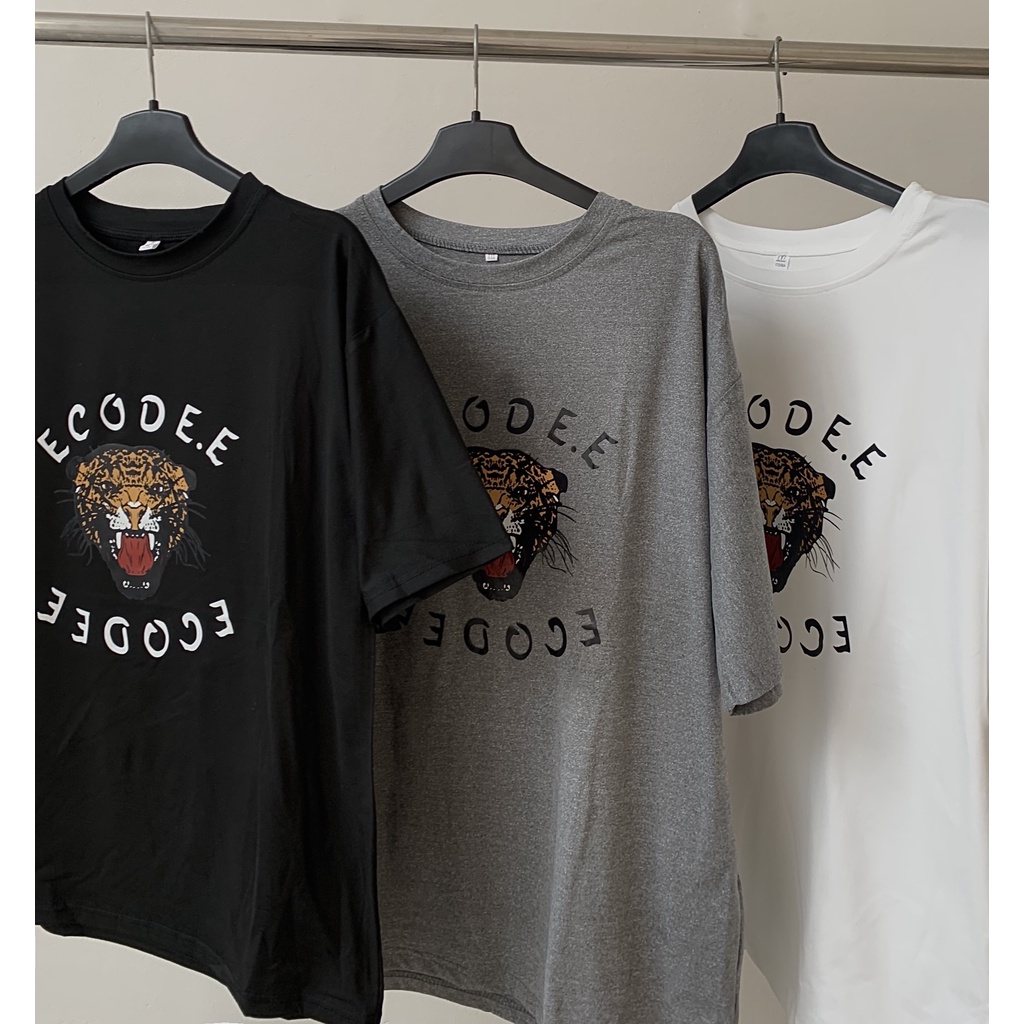 Áo thun tay lỡ nam nữ, áo phông unisex chất cotton in hinh Tiger