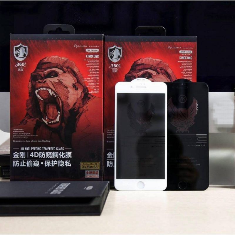 Kính Cường Lực Chống Nhìn Trộm Full Màn - Hạn Chế Bám Vân Tay Dành Cho Iphone