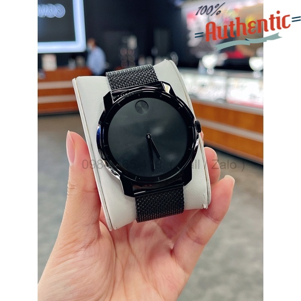Đồng Hồ Nam Movado Bold Black Dial Black Ion-plated 3600261