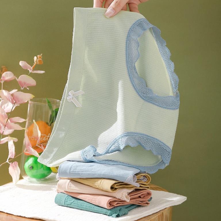 [Giá sỉ] Quần Lót Nữ Cotton Co Giãn 4 Chiều Tông Màu Pastel Siêu Đẹp
