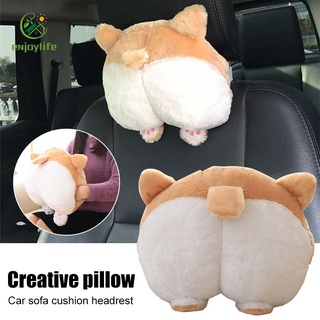 Tựa đầu/đệm bông hình mông cún corgi xinh xắn