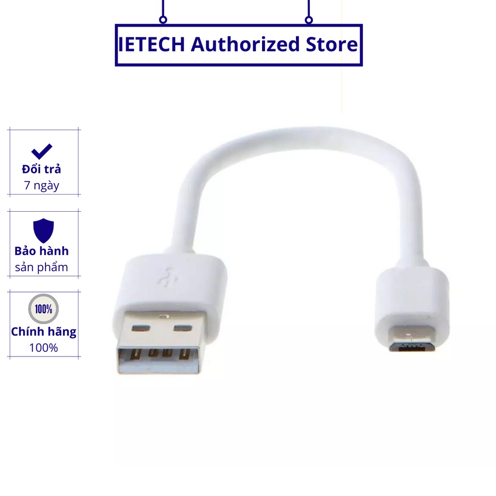 Dây cáp sạc dự phòng cổng Micro USB nhỏ gọn tiện lợi - Dài 27cm PKCB