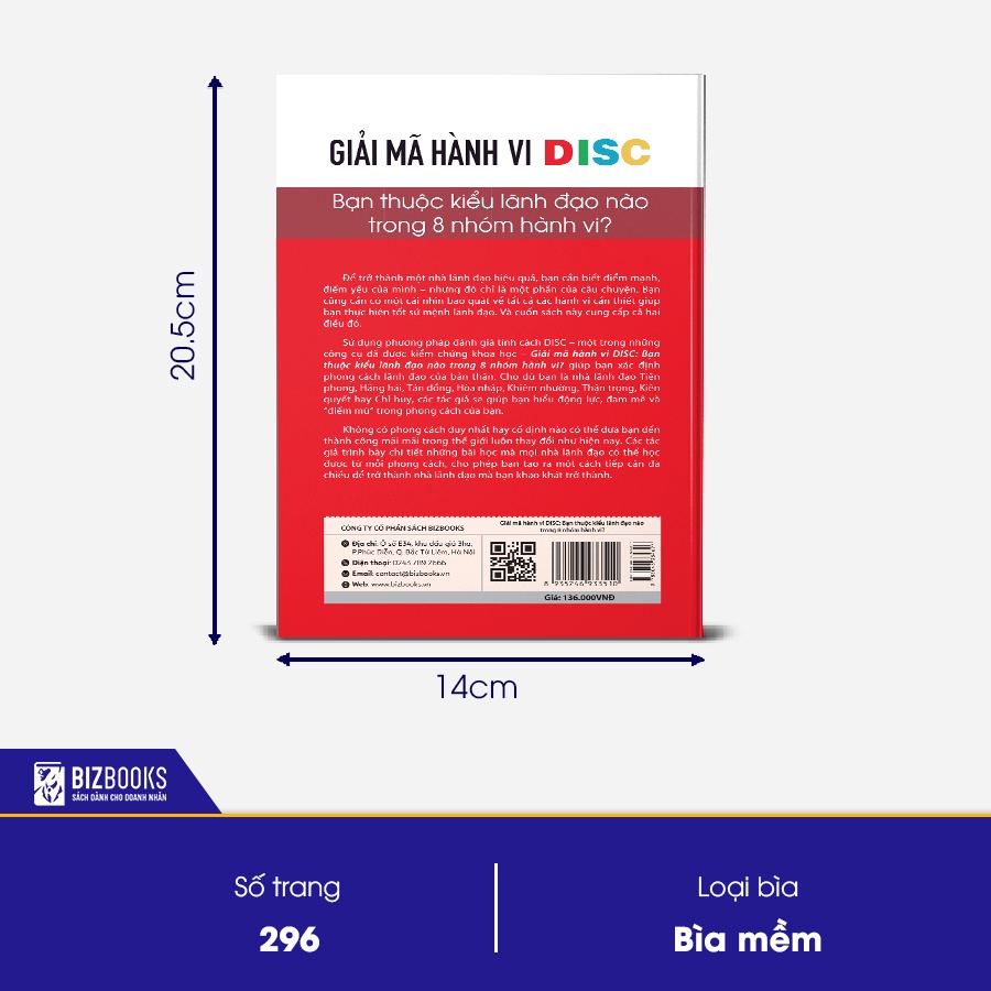 Giải Mã Hành Vi DISC: Bạn Thuộc Kiểu Lãnh Đạo Nào Trong 8 Nhóm Hành Vi - Sách Kinh Tế Kinh Doanh