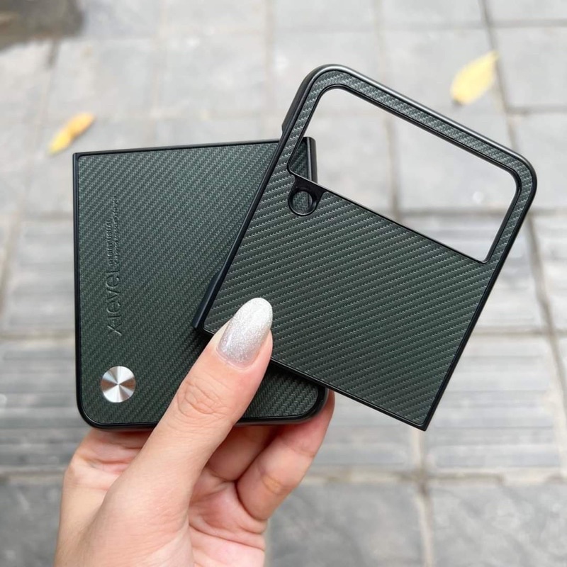 Ốp lưng X-Level Kevlar vân da các bon cho samsung Z Fold 4 - ZFlip 4