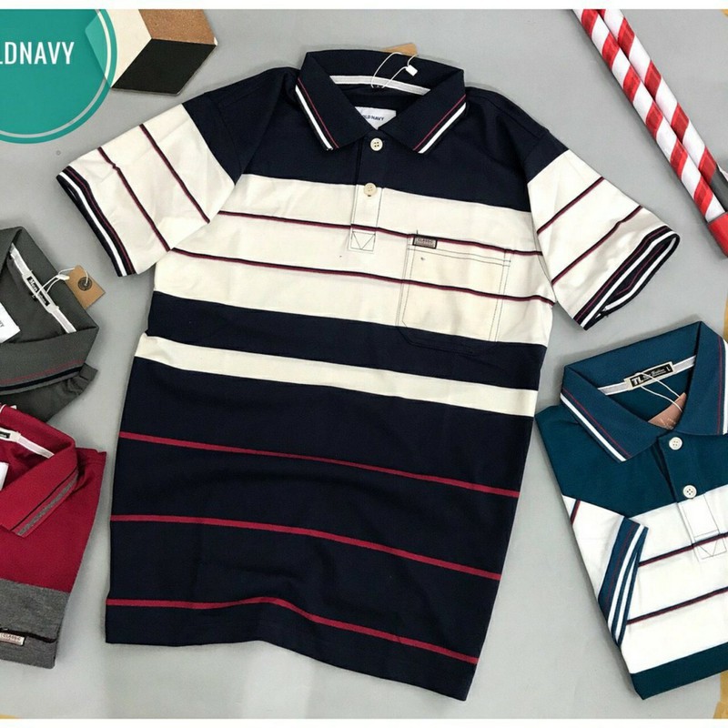 Áo POLO  Thun Nam Trung Niên Có Túi Cao Cấp - Áo polo nam Big Size