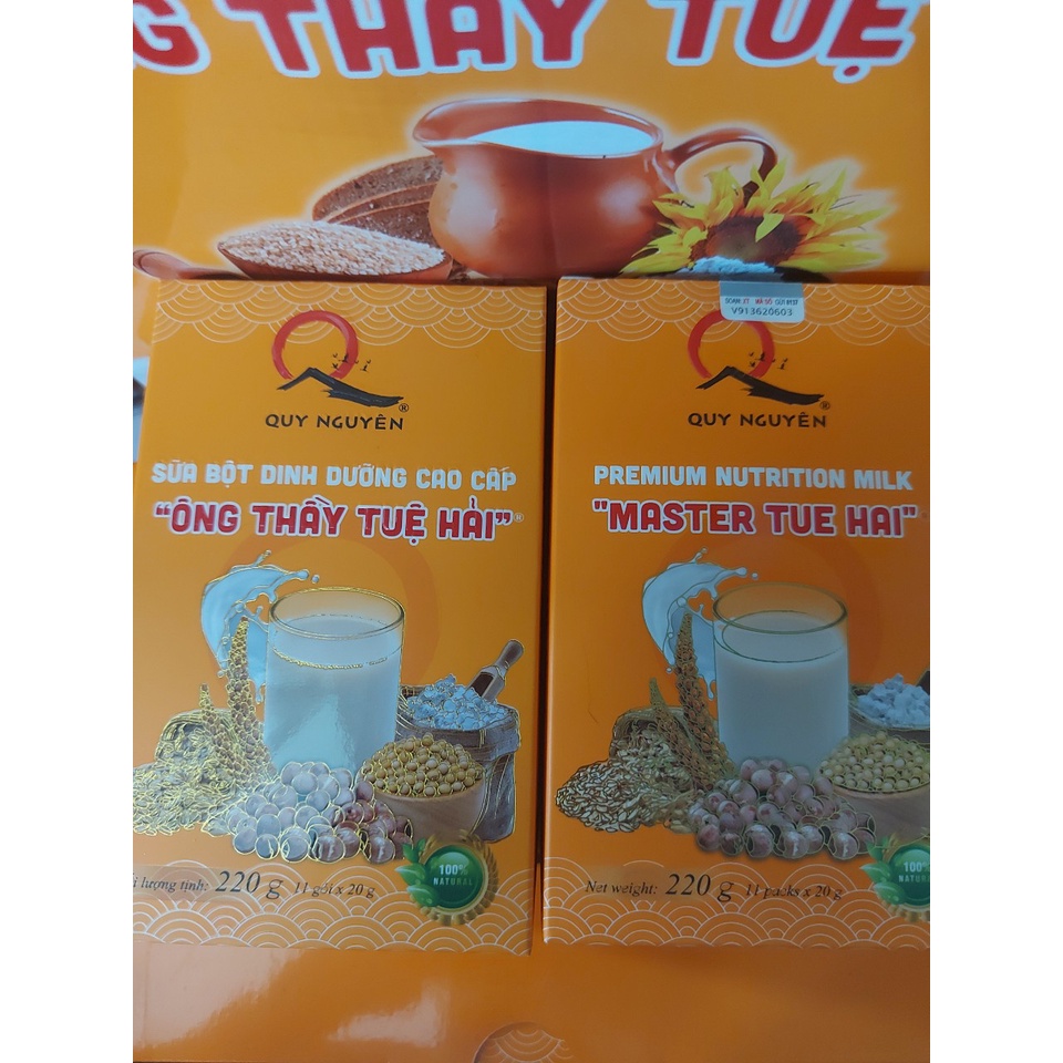 SỮA BỘT DINH DƯỠNG CAO CẤP ” ÔNG THẦY TUỆ HẢI” – HỘP 11x20Gr