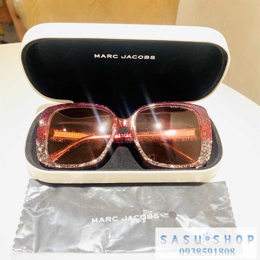 Kính mát Marc Jacobs Burgundy Butterfly Ladies Sunglasses chính hãng