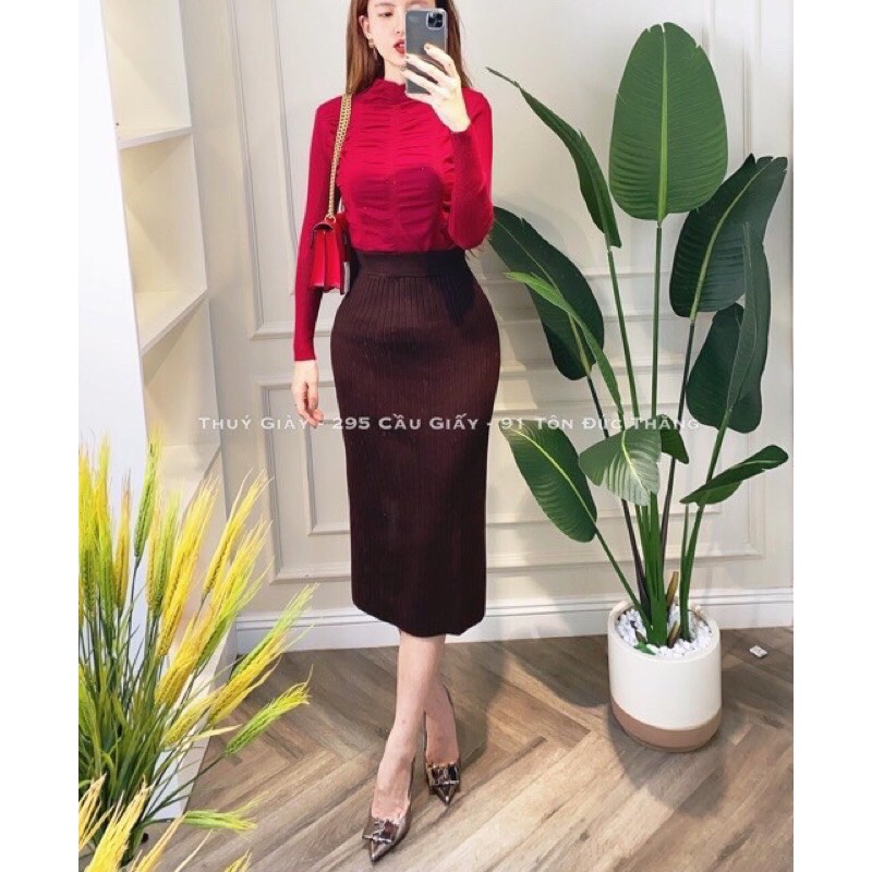 Bán sỉ chân váy len quảng châu cho nữ