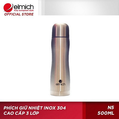 Bình giữ nhiệt inox 304 cao cấp 3 lớp Elmich N5 - 2246391 (500ml)